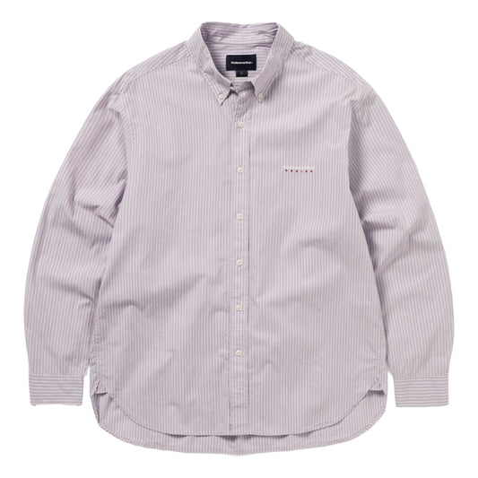 THIS IS NEVER THAT DSN STRIPED SHIRT-LILAC