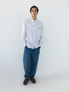 THIS IS NEVER THAT DSN STRIPED SHIRT-WHITE