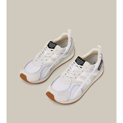 ARTICLE NO. DUNE LOW-TOP WHITE LOGO RUNNER-WHITE