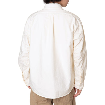 NONNATIVE DWELLER B.D. SHIRT COTTON OXFORD OVERDYED-IVORY