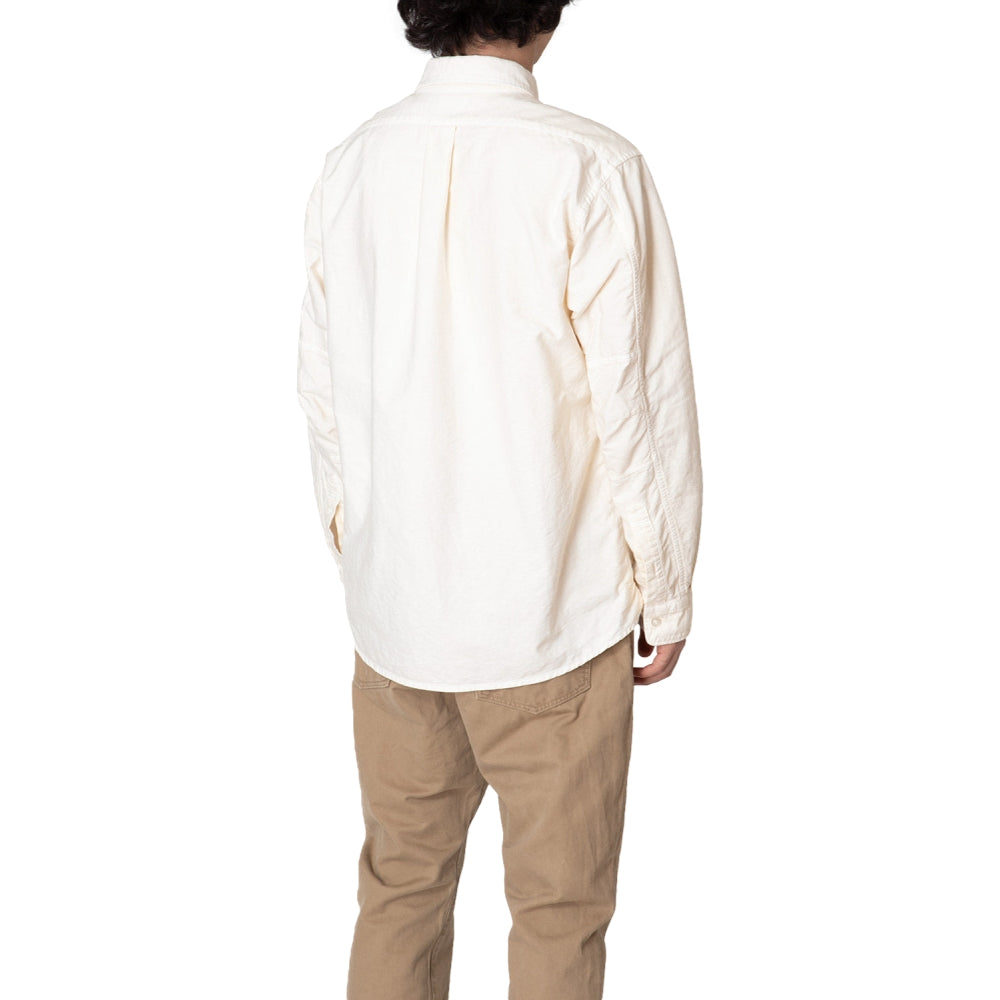 NONNATIVE DWELLER B.D. SHIRT COTTON OXFORD OVERDYED-IVORY