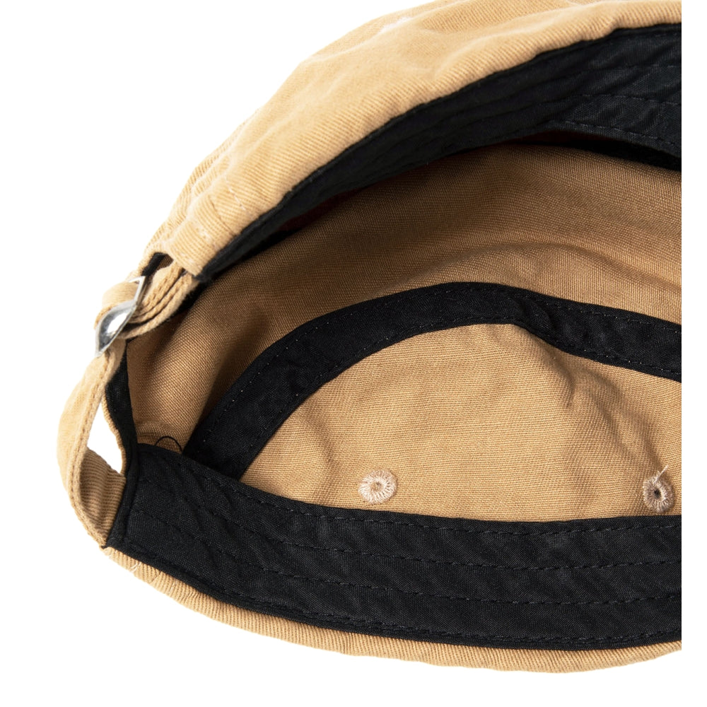 NONNATIVE DWELLER JET CAP COTTON TWILL OVERYED "THAT NONNATIVE PROD"-BEIGE