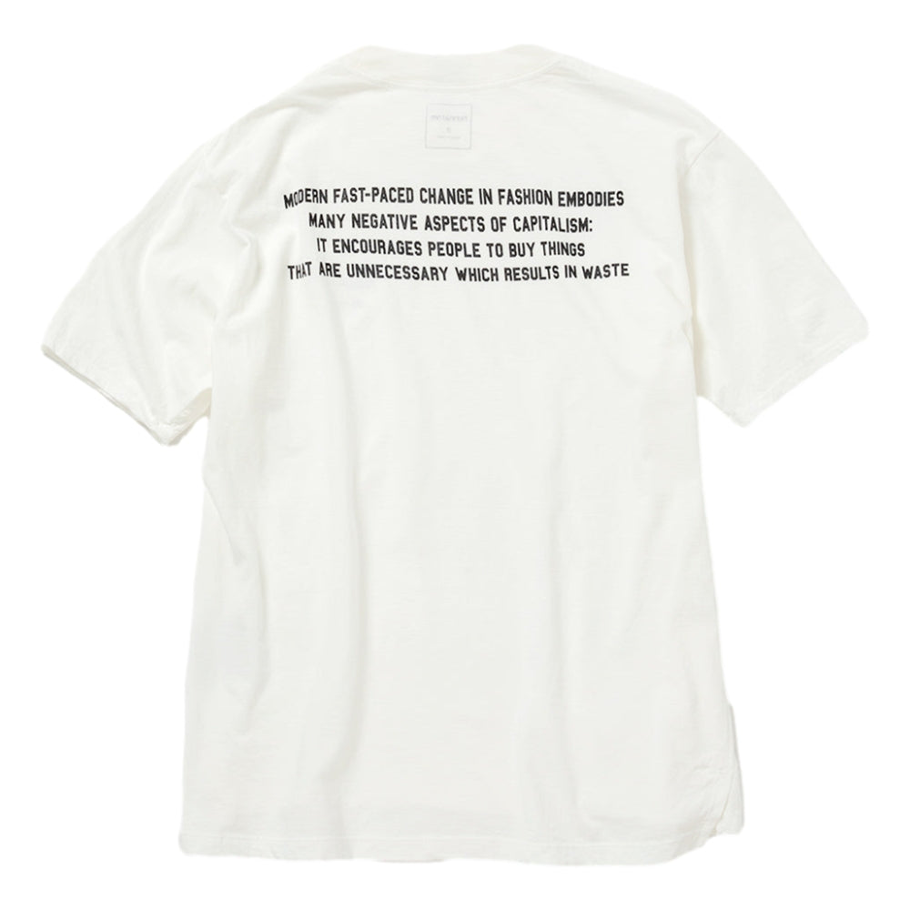 NONNATIVE DWELLER S/S TEE "99-23"-WHITE