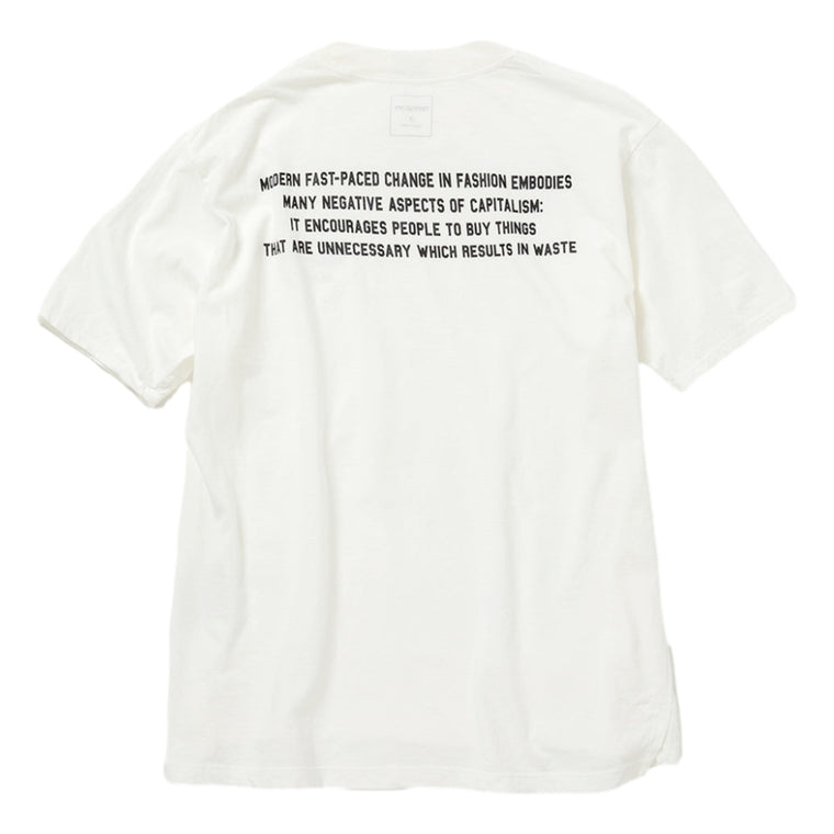 NONNATIVE DWELLER S/S TEE "99-23"-WHITE
