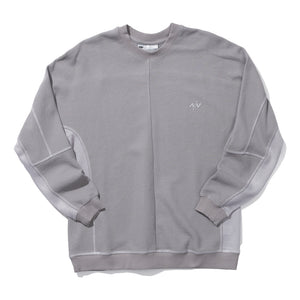 NINE POINT NINE D&N FIELD PULLOVER-GREY