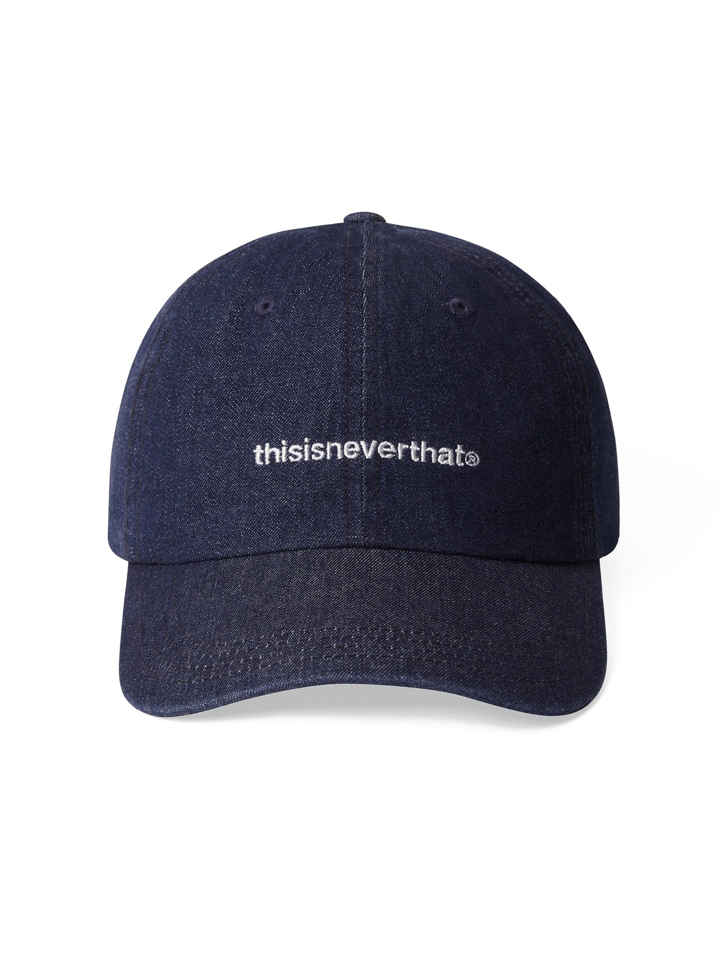 THIS IS NEVER THAT DENIM T-LOGO CAP-INDIGO