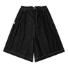 A[S]USL DENIM SIGNATURE SHORTS-BLACK DENIM