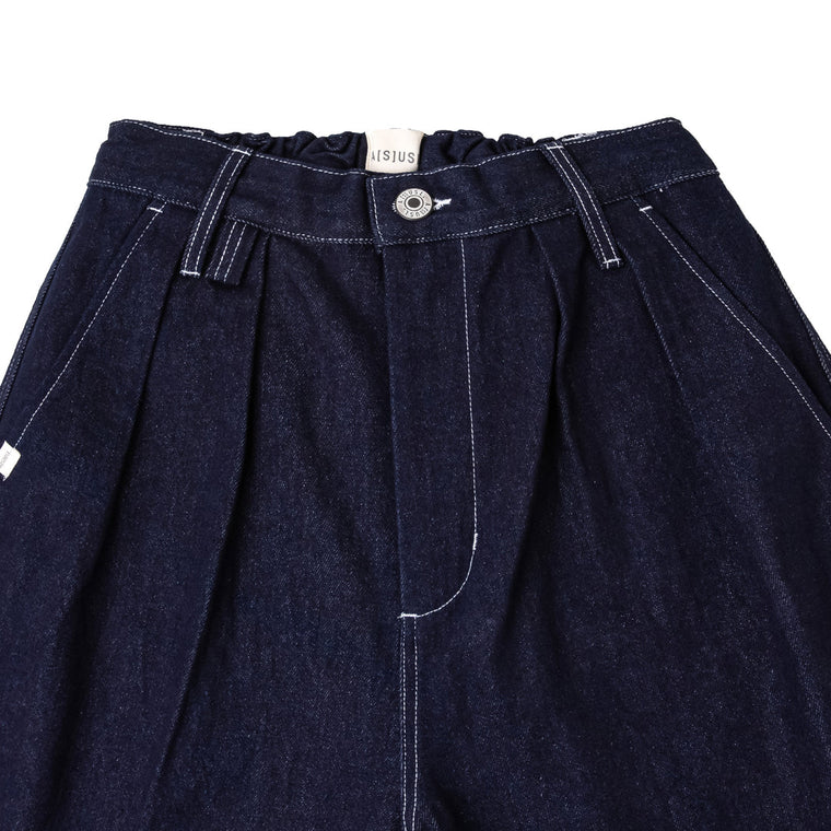 A[S]USL DENIM SIGNATURE SHORTS-BLUE DENIM
