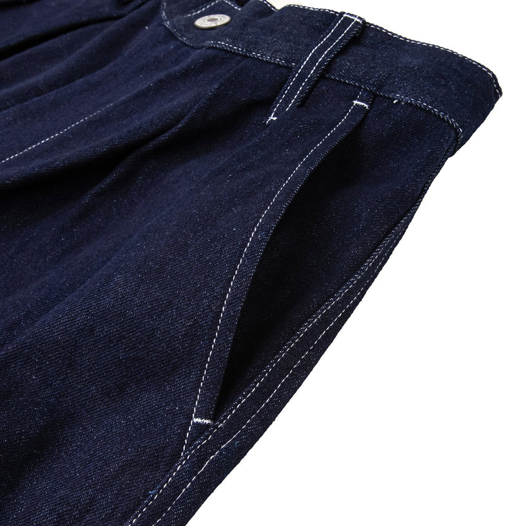 A[S]USL DENIM SIGNATURE SHORTS-BLUE DENIM