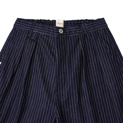 A[S]USL DENIM SIGNATURE SHORTS-DENIM STRIPES