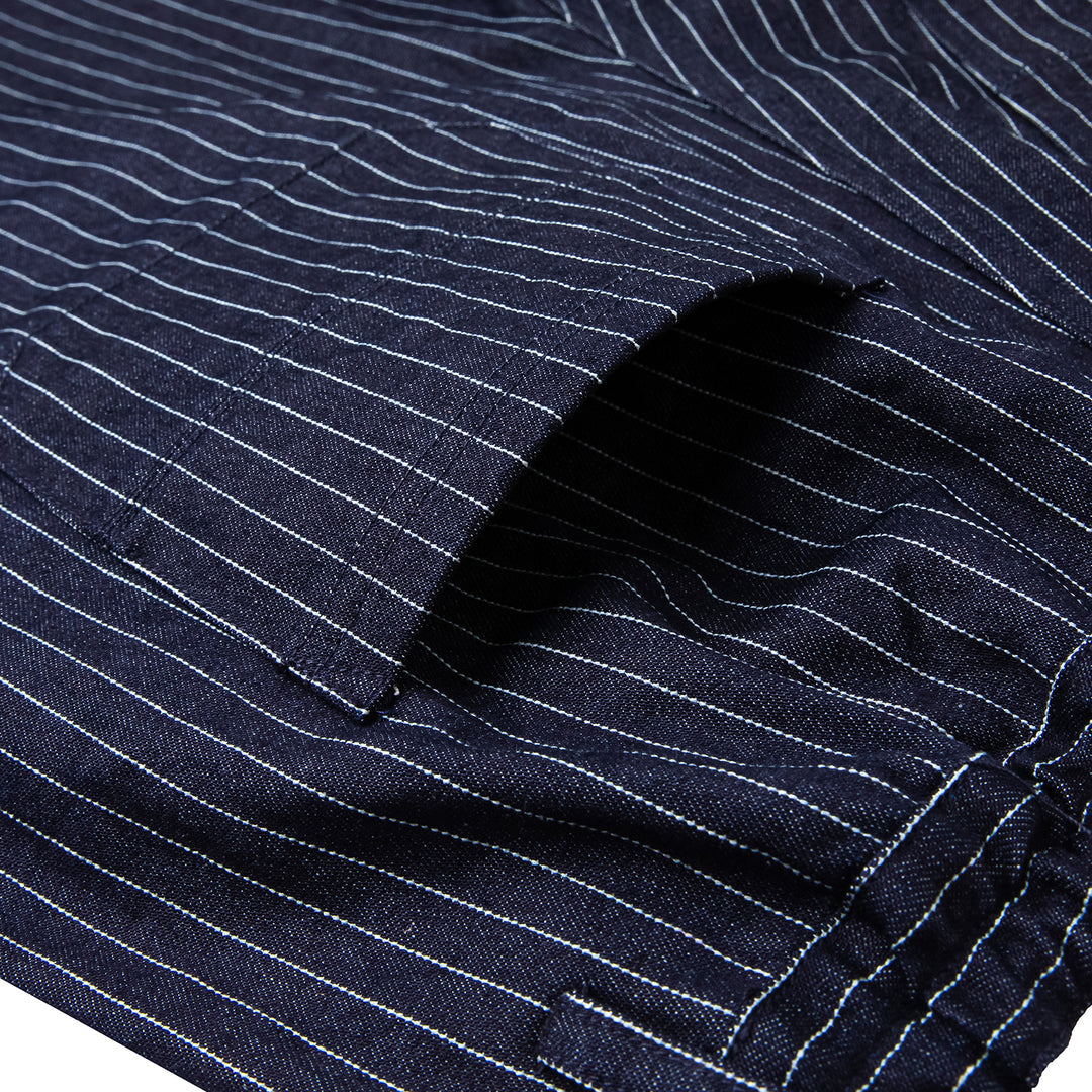 A[S]USL DENIM SIGNATURE SHORTS-DENIM STRIPES