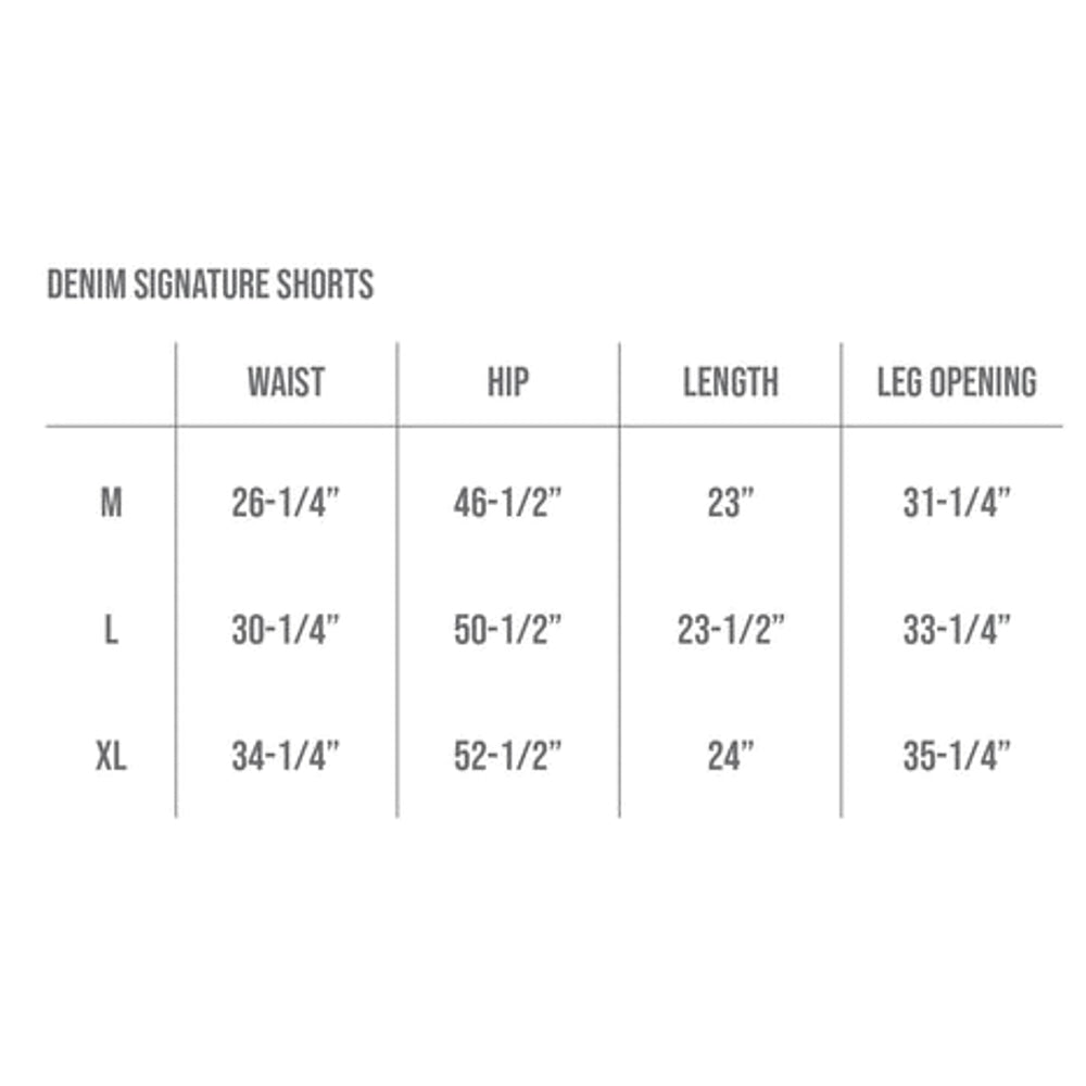 A[S]USL DENIM SIGNATURE SHORTS-DENIM STRIPES