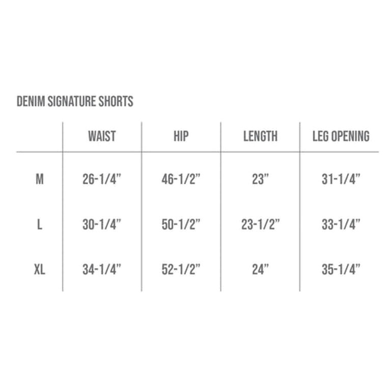 A[S]USL DENIM SIGNATURE SHORTS-DENIM STRIPES