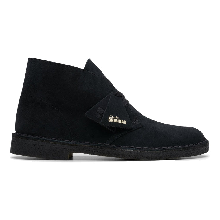 CLARKS ORIGINAL DESERT BOOT-BLACK SUEDE