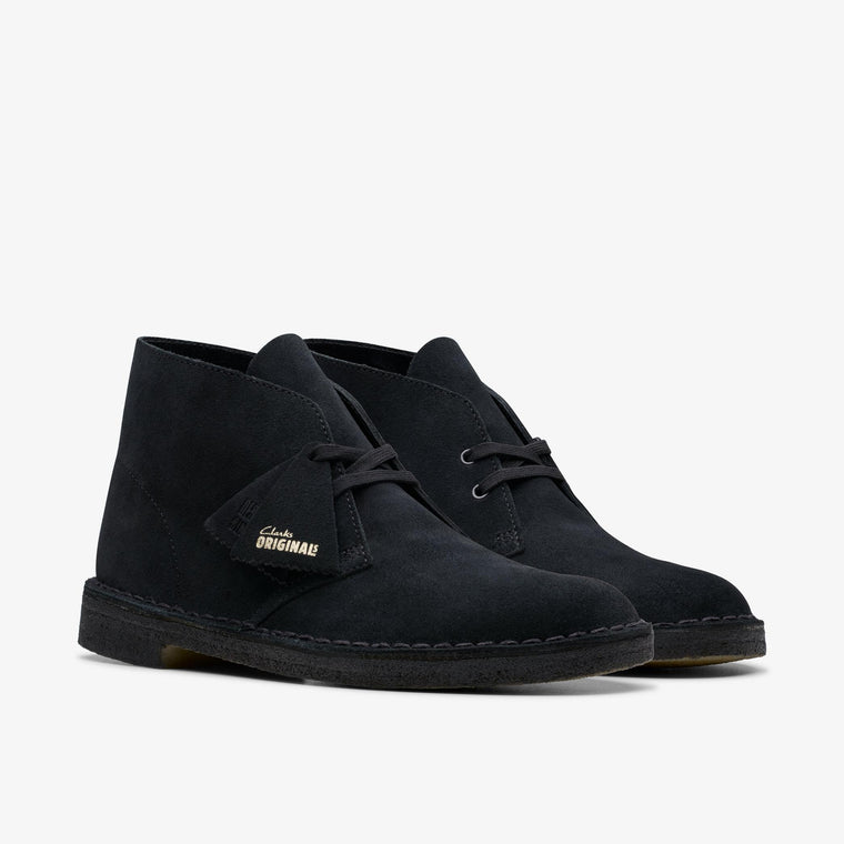 CLARKS ORIGINAL DESERT BOOT-BLACK SUEDE