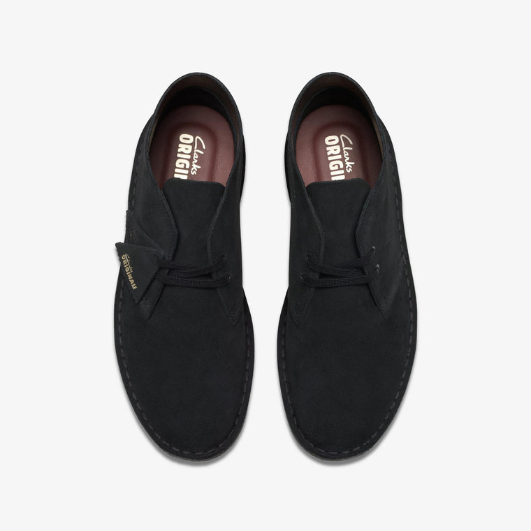 CLARKS ORIGINAL DESERT BOOT-BLACK SUEDE