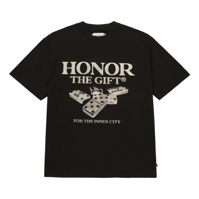 HONOR THE GIFT DOMINOS TEE-BLACK