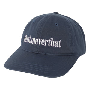 THIS IS NEVER THAT DOUBLE STITCH ONYX CAP-NAVY