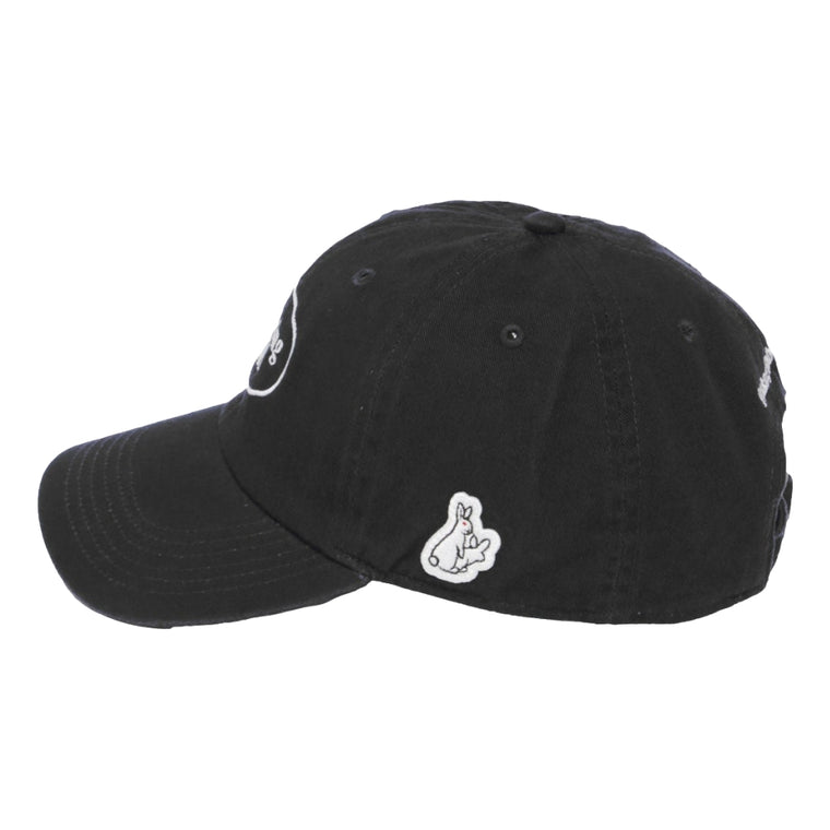 #FR2 ECLIPSE LOGO SIX PANEL CAP-BLACK