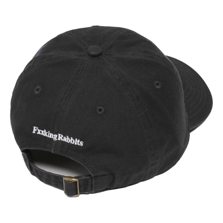 #FR2 ECLIPSE LOGO SIX PANEL CAP-BLACK
