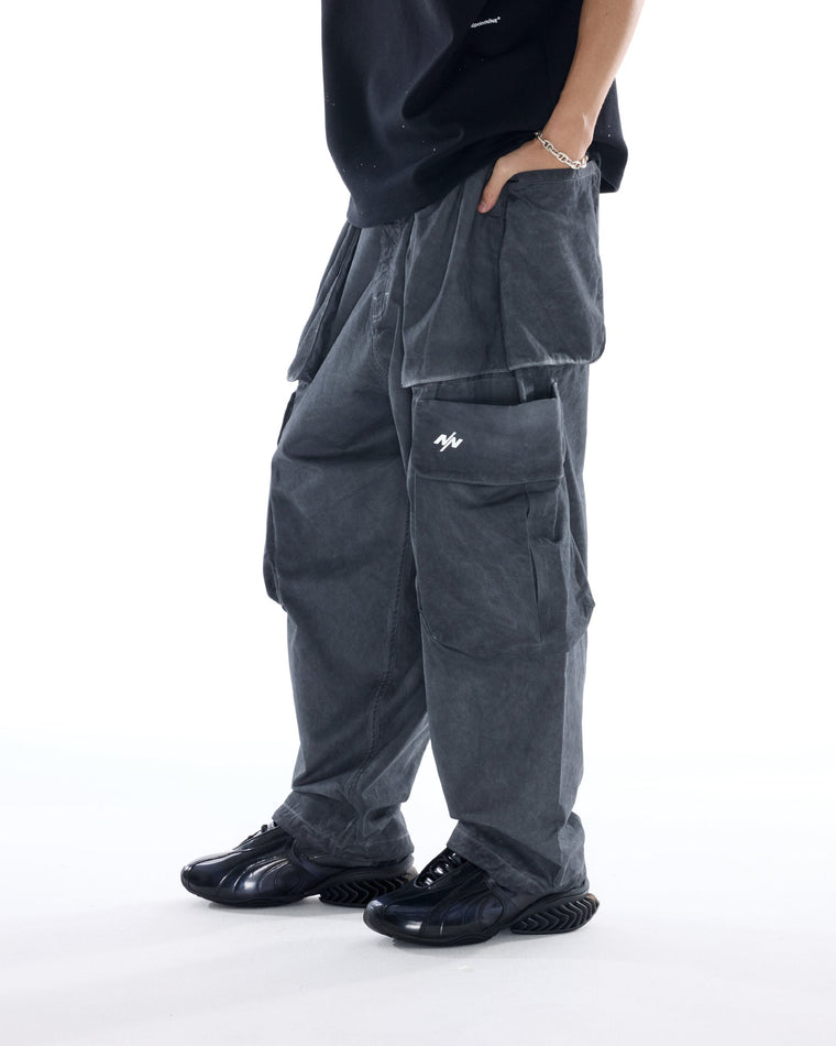 NINE POINT NINE ELEMENT 360 UTILITY PANTS-IVORY