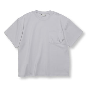 NINE POINT NINE ELEMENT 3D POCKET S/S TEE-LIGHT GREY