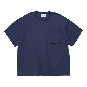 NINE POINT NINE ELEMENT 3D POCKET S/S TEE-NAVY