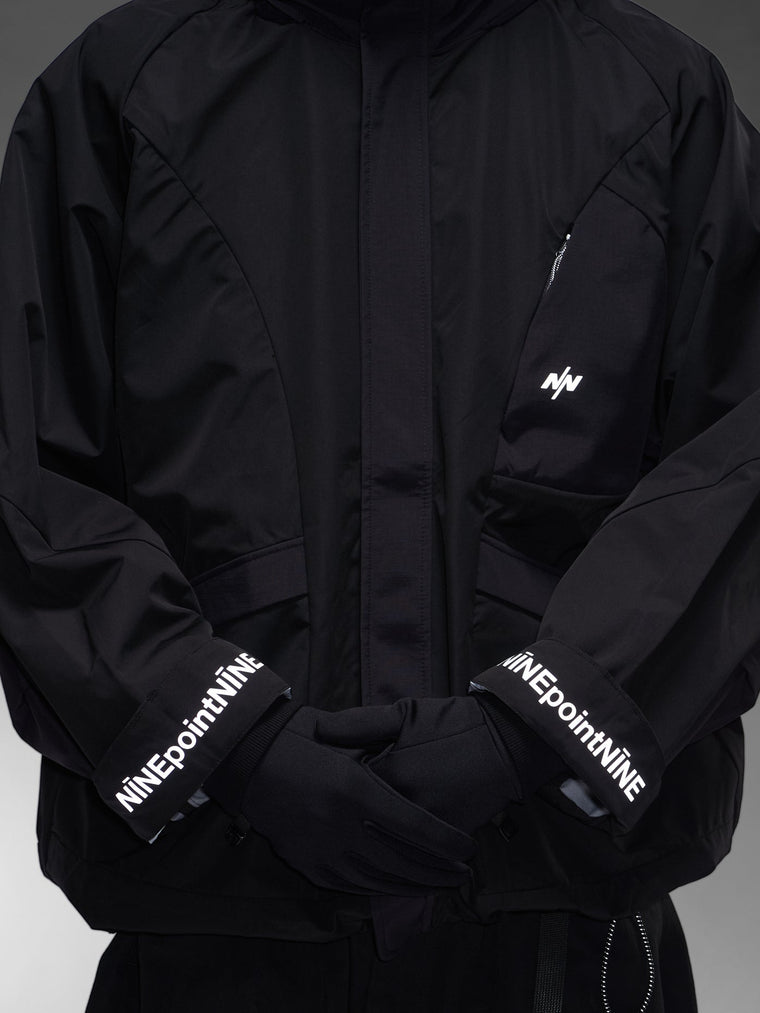 NINE POINT NINE ELEMENT 3L SHELL PARKA-BROWN