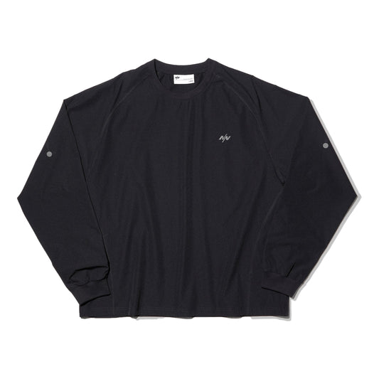 NINE POINT NINE ELEMENT 3M L/S TEE-BLACK