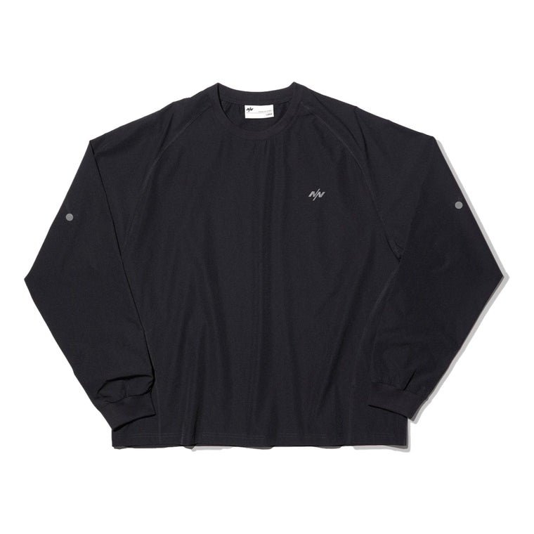 NINE POINT NINE ELEMENT 3M L/S TEE-BLACK