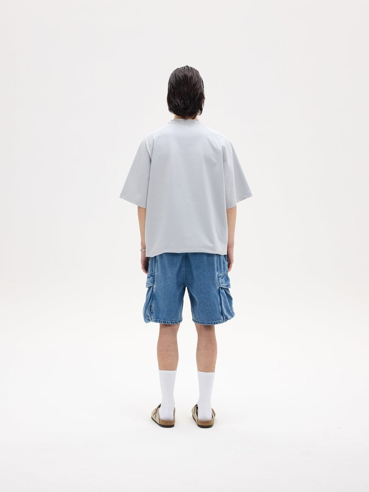 NINE POINT NINE ELEMENT FAST DRY TEE-LIGHT GREY