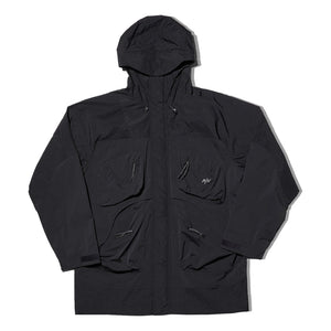 NINE POINT NINE ELEMENT POCKET PARKA JACKET-BLACK