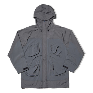 NINE POINT NINE ELEMENT POCKET PARKA JACKET-GREY