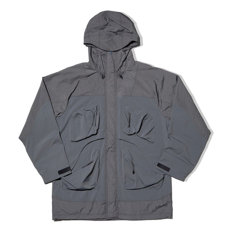 NINE POINT NINE ELEMENT POCKET PARKA JACKET-GREY