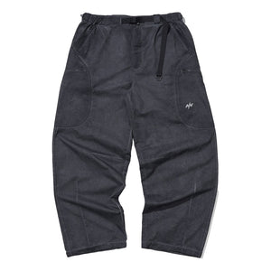 NINE POINT NINE ELEMENT SIDE POCKET ARC PANTS-WASH GREY