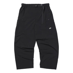 NINE POINT NINE ELEMENT SIDE POCKET ARC PANTS-BLACK