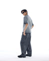 NINE POINT NINE ELEMENT SIDE POCKET ARC PANTS-WASH GREY