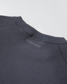 NINE POINT NINE ELEMENT SOLOTEX WAFFLE TEE-GREY