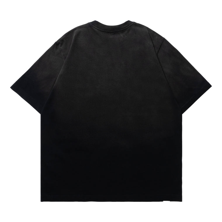 SCENE BY ICE FIRE EMB POCKET WASHED TEE-GREY