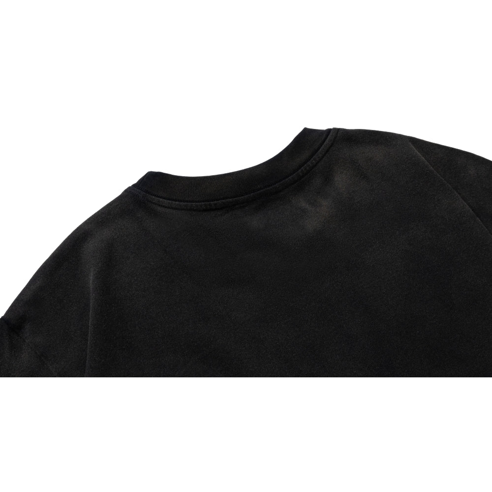 SCENE BY ICE FIRE EMB POCKET WASHED TEE-GREY