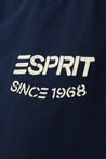 ESPRIT EMBROIDERED LOGO SHORT SLEEVE TEE-NAVY