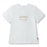 ESPRIT EMBROIDERED LOGO SHORT SLEEVE TEE-WHITE