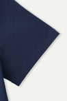 ESPRIT EMBROIDERED LOGO SHORT SLEEVE TEE-NAVY