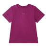 ESPRIT EMBROIDERED LOGO SHORT SLEEVE TEE-PLUM
