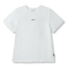 ESPRIT EMBROIDERED LOGO SHORT SLEEVE TEE-WHITE