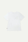 ESPRIT EMBROIDERED LOGO SHORT SLEEVE TEE-WHITE
