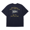 MADNESS EMBROIDERY PRINT TEE-NAVY