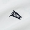 MADNESS EMBROIDERY PRINT TEE-WHITE