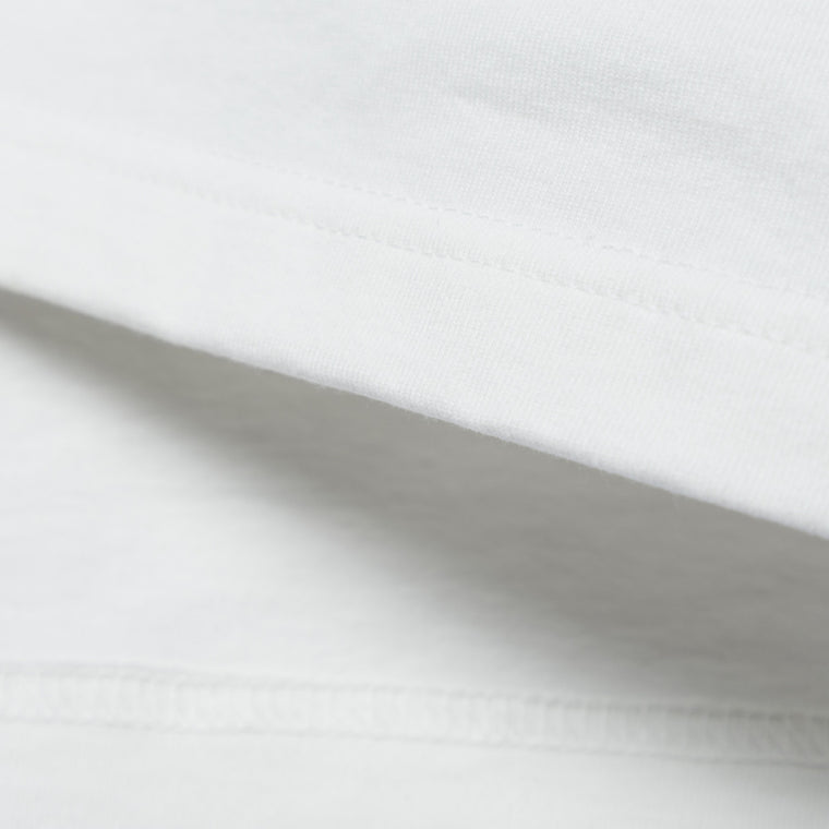 MADNESS EMBROIDERY PRINT TEE-WHITE
