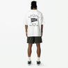 MADNESS EMBROIDERY PRINT TEE-WHITE